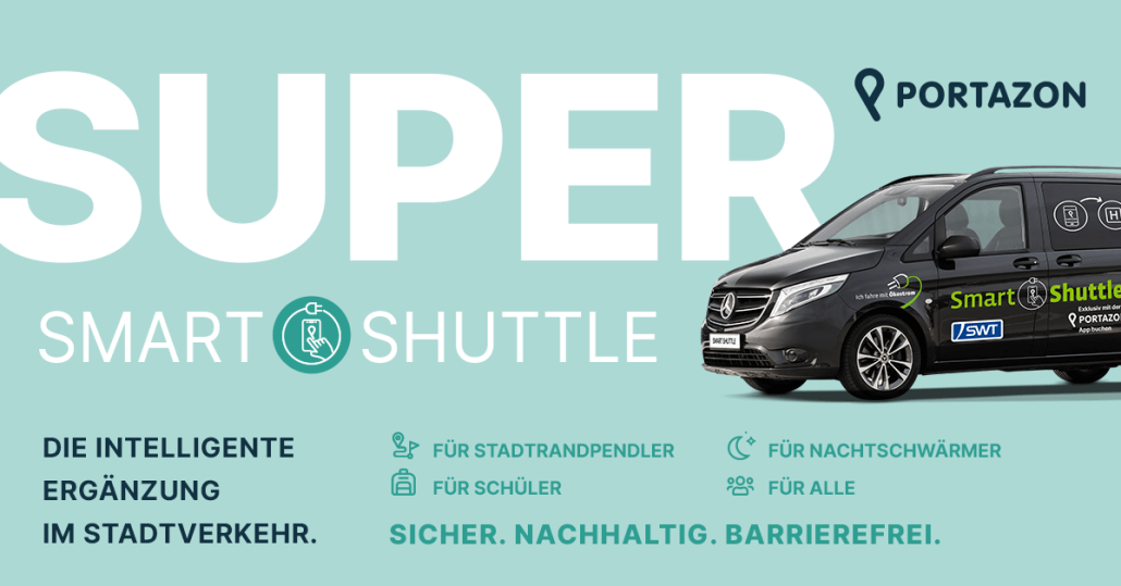 Portazon Smart-Shuttle für Trier - die ÖPNV Erweiterung