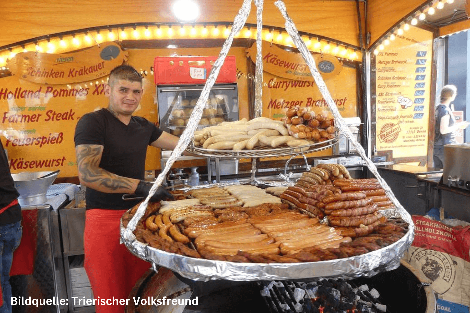 Spachteln auf dem Trierer Altstadtfest