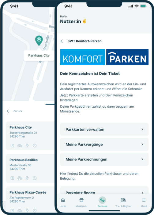 Weitere Funktionen - Wie finde ich meinen Parkplatz?