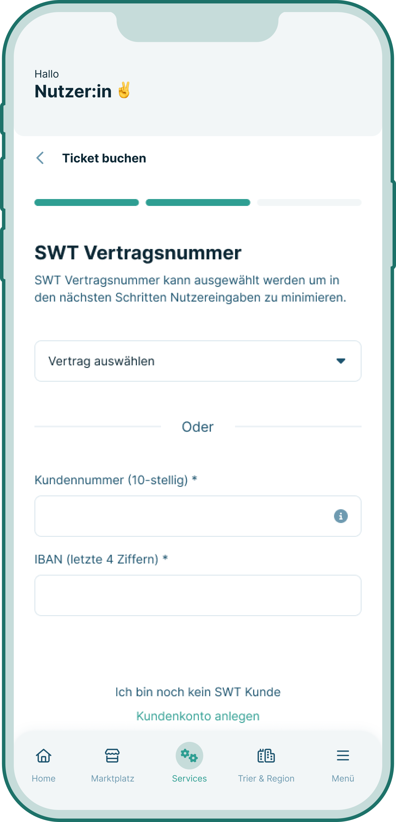 SWT-Vertragsnummer