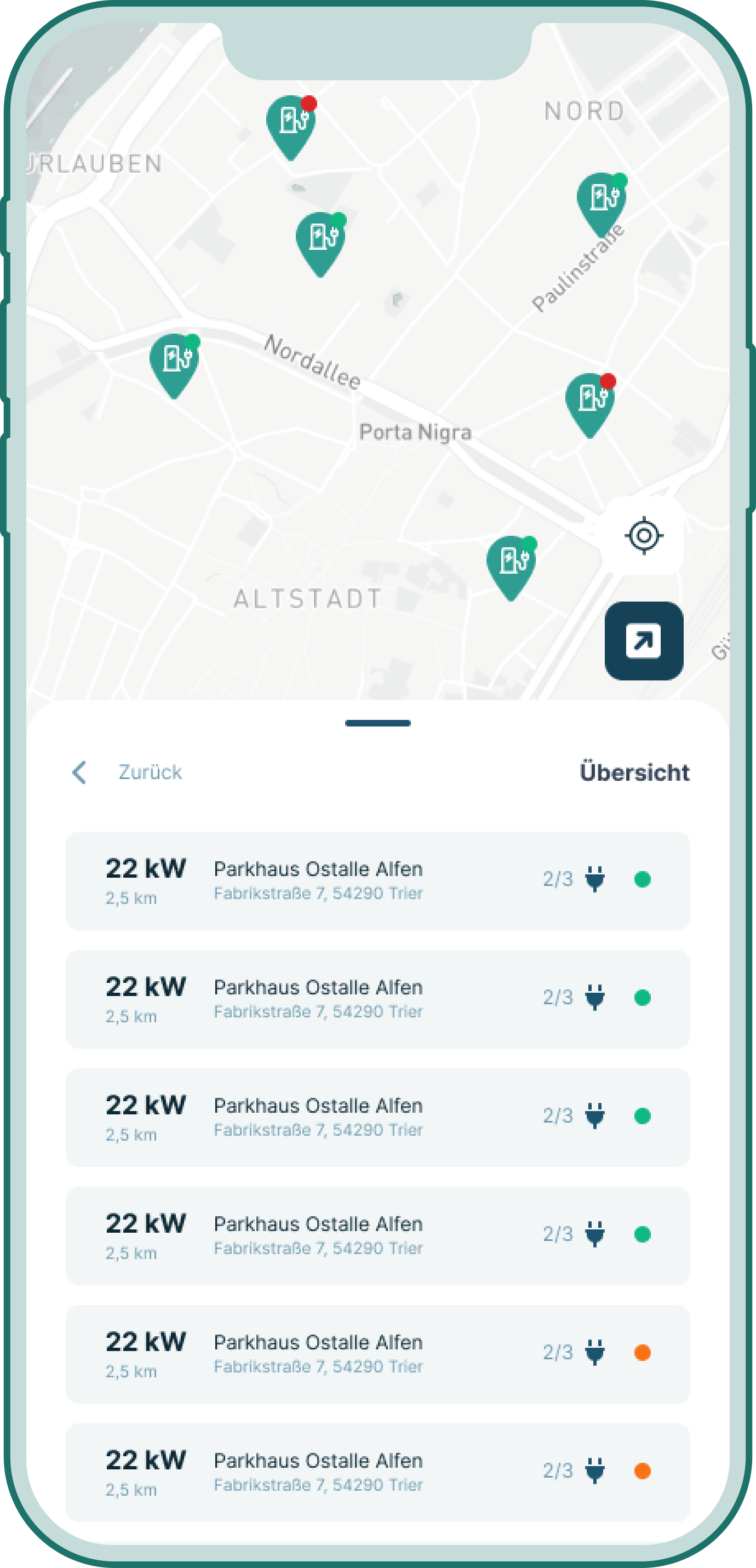 Portazon E-Ladestation Übersicht